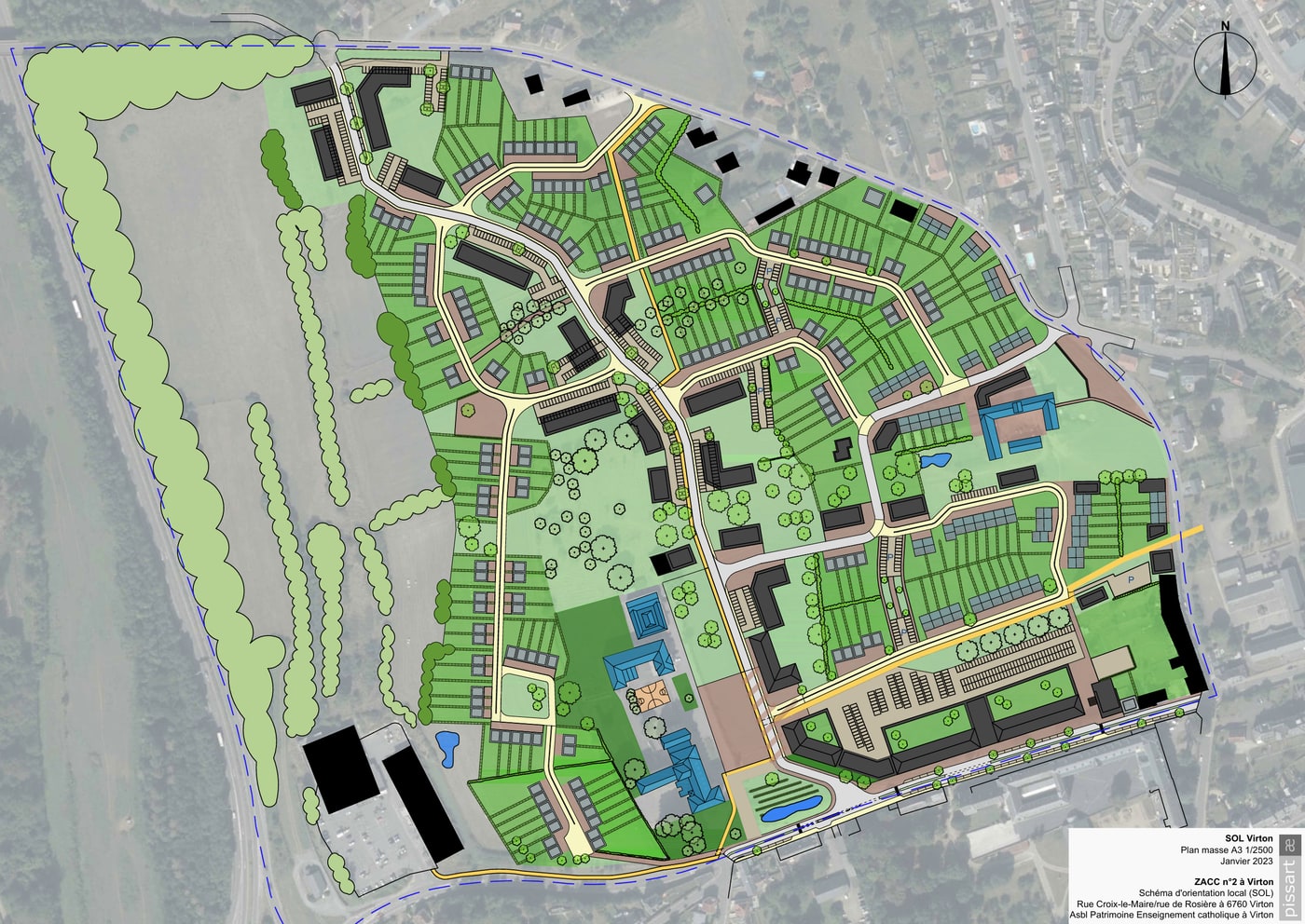 Plan masse · Quartier Saint-Joseph